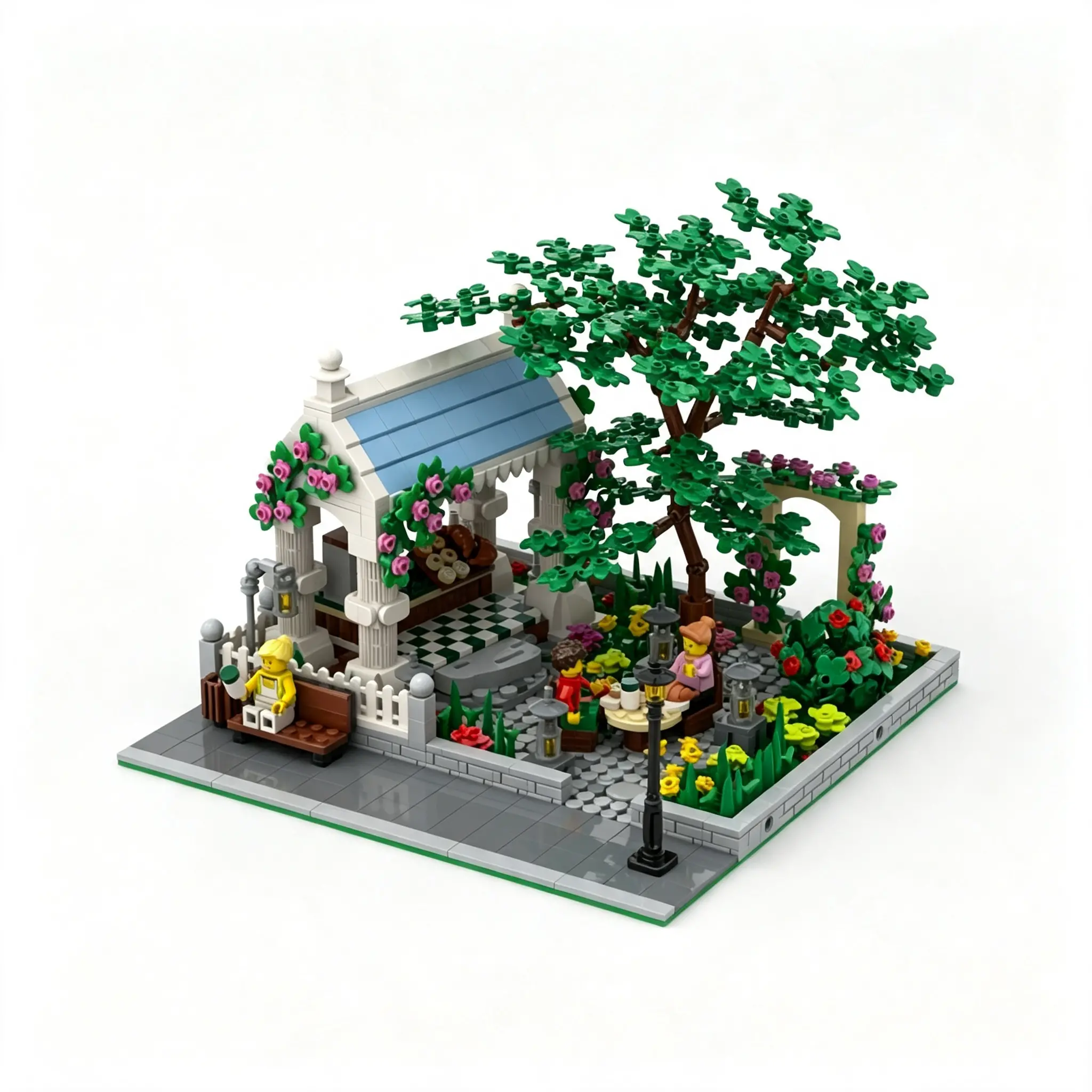 Modular Garden with Coffee Shop